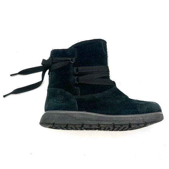 TIMBERLAND  LEIGHLAND  PULL-ON  WATERPROOF BOOTS  WOMEN'S  size 8 - Picture 10 of 11